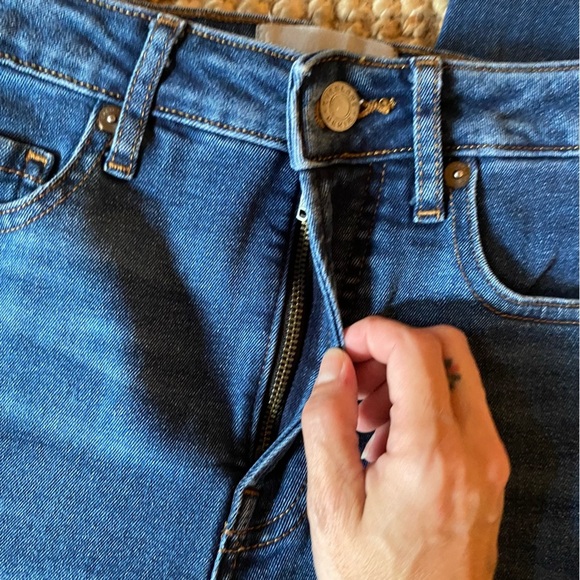 Everlane The Curvy High Rise Skinny Jean Crop Blue Cropped Jeans $121 - Picture 6 of 14